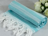 Turkish Peshtemal Towel Palace Style Green pestemals - Turkish Peshtemal Towels