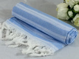 Turkish Peshtemal Towel Palace Style Turquoise pestemals - Turkish Peshtemal Towels