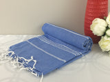 Turkish Peshtemal Towels Sultan Style Blue pestemals - 6