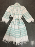 Turkish Peshtemal Bathrobe, Kimono Bridesmaids Gift - Turkish Peshtemal Towels