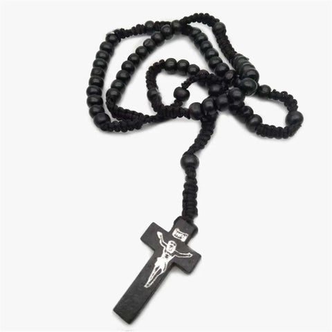 Amazon.com: Stainless Steel Catholic Cross Necklace Men's Jesus Christ  Faith Pendant Necklace Fashion Vintage Biker Jewelry (60cm chain) :  Clothing, Shoes & Jewelry