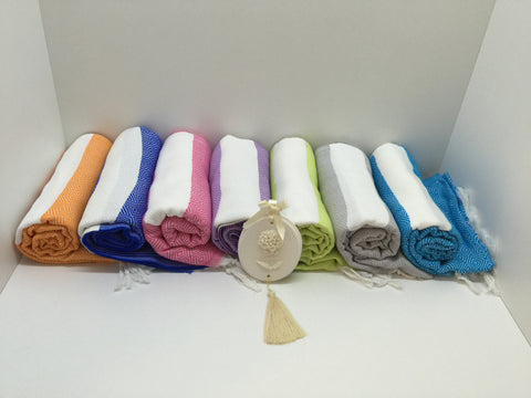 Turkish Peshtemal Towels Wholesale pestemals 40 pcs Diamond Style - Turkish Peshtemal Towels