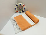 Turkish Peshtemal Towels Orange