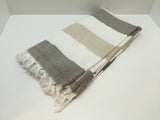 Turkish Peshtemal Towel Double Sided Striped Terry Towel Style 40 pcs - 3
